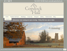 Tablet Screenshot of copdockhall.com